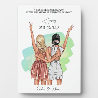 誕生日カスタムフレンズポートレート – グリーンリーフ フォトプラーク