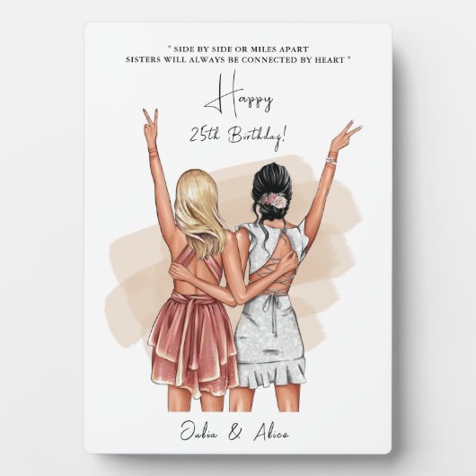 誕生日カスタムフレンズポートレート – ラボカプラーク フォトプラーク (正面)