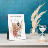 誕生日カスタムフレンズポートレート – ラボカプラーク フォトプラーク (側面)