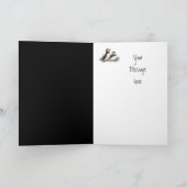 誕生日カスタムブラザーパフィン鳥自然カード カード (内部)