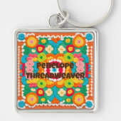 誕生日カスタムプレゼントお母さんおばあちゃん キーホルダー (正面)