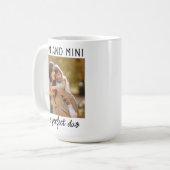 誕生日カスタムママとミニマグ、ママのためのママのプレゼント コーヒーマグカップ (正面左)