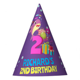 誕生日カスタムマムームアウンティパダディシャーク パーティーハット