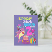 誕生日カスタムマムームアウンティパダディシャーク 招待状 (スタンド正面)