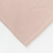 誕生日カスタム写真バラ金ゴールドピンク女性 フリースブランケット (角)