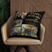 誕生日カスタム写真最高のの友人名スクリプト クッション