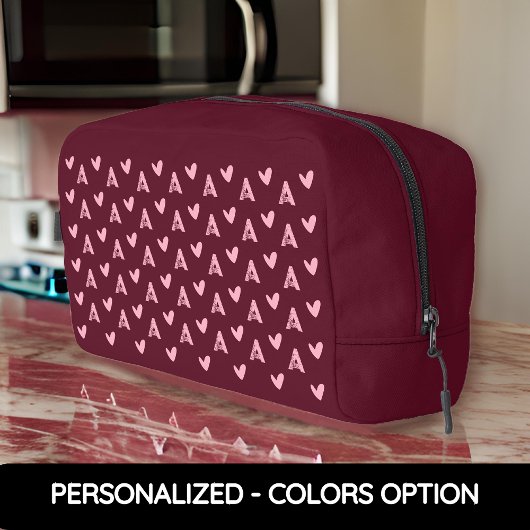 誕生日カスタム及び卒業ギフト用の旅行用パウチ ドップキット