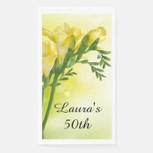 誕生日カスタム紙ナプキンズ (正面)