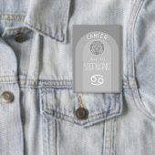 誕生日カスタム〔占星術の〕十二宮図がん – モダンデザイン 缶バッジ (インサイチュ)