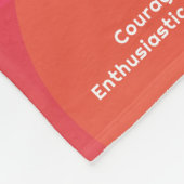 誕生日カスタム〔占星術の〕十二宮図アリ – フォトモダンデザイン フリースブランケット (角)