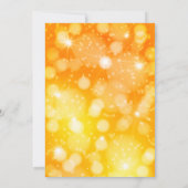 誕生日カスタムAny Age Sunshine誕生日パーティー 招待状 (裏面)