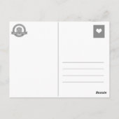 誕生日カタツムリ風雲葉書 ポストカード (裏面)