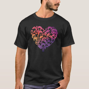 誕生日カッコいいギフトゲーマーボーイI水色ビデオGa Tシャツ