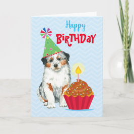 誕生日カップケーキオージー カード