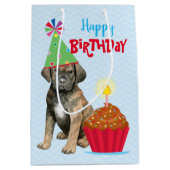 誕生日カップケーキキングルソミディアム抱き枕 ミディアムペーパーバッグ (正面)