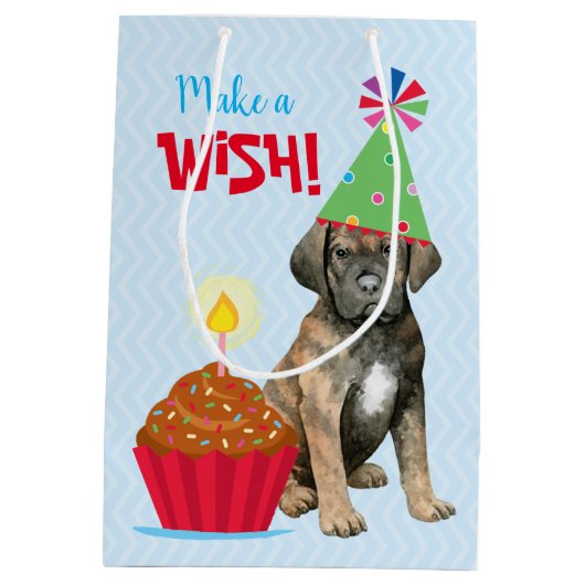 誕生日カップケーキキングルソミディアム抱き枕 ミディアムペーパーバッグ (裏面)