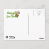 誕生日カップケーキシュナウザー ポストカード (裏面)