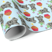 誕生日カップケーキスコティッシュテリア ラッピングペーパー (ロールコーナー)