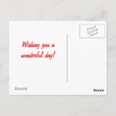 誕生日カップケーキポストカード ポストカード (裏面)