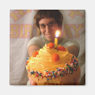 誕生日カップケーキマグネット マグネット