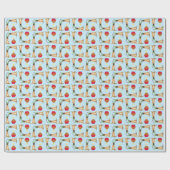 誕生日カップケーキマリノ ラッピングペーパー (フラット)