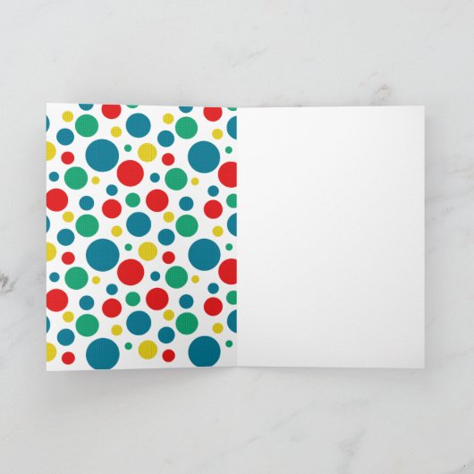 誕生日カップケーキヨークシャーテリア カード (内部)