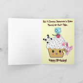 誕生日カップケーキ カード (内部)