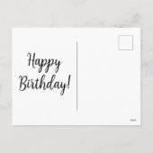 誕生日カップケーキ シーズンポストカード (裏面)