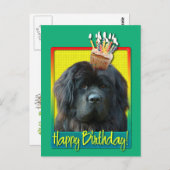 誕生日カップケーキ – Newfoundland ポストカード (正面/裏面)