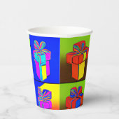 誕生日カップ付きギフトデザイン 紙コップ (右)