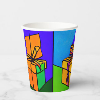 誕生日カップ付きギフトデザイン 紙コップ