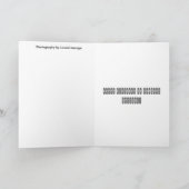 誕生日カップ付きコーヒーグリーティングカード カード (内部)