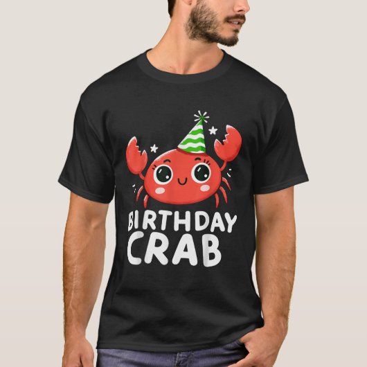 誕生日カニパーティー Tシャツ (正面)