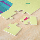 誕生日カバリヤキングチャールズスパニエル犬 ジグソーパズル (側面)