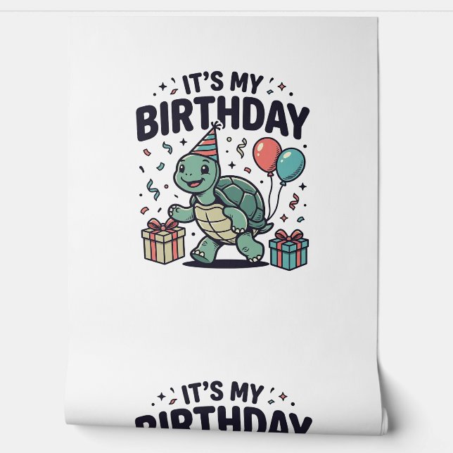 誕生日カメパーティーベクトルデザイン_1 壁紙 (ほどく)