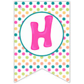 誕生日カラフルアゲハチョウバンティンバナー バンティングフラッグ (第2の旗)