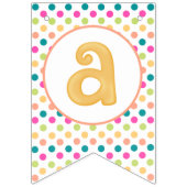 誕生日カラフルアゲハチョウバンティンバナー バンティングフラッグ (第3の旗)