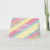 誕生日カラフルカード カード (正面)