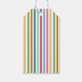 誕生日カラフルシンプルポプシクルキュートサマー ギフトタグ (裏面)