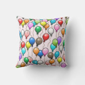 誕生日カラフルバルーン クッション (裏面)