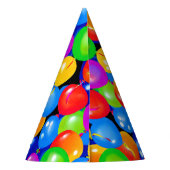 誕生日カラフルバルーン パーティーハット (裏面)