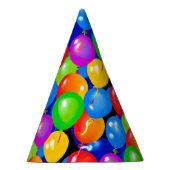 誕生日カラフルバルーン パーティーハット (右)