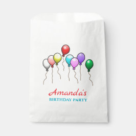 誕生日カラフルバルーン フェイバーバッグ