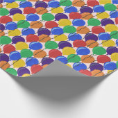 誕生日カラフルバルーン ラッピングペーパー (角)