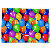 誕生日カラフルバルーン ラージペーパーバッグ (裏面)