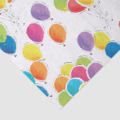 誕生日カラフルバルーン 薄葉紙 (詳細)