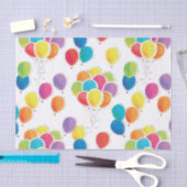 誕生日カラフルバルーン 薄葉紙 (クラフト)