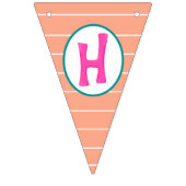 誕生日カラフルバンティング旗 バンティングフラッグ (第2の旗)