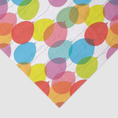 誕生日カラフルパーティバルーンティッシュペーパー 薄葉紙 (詳細)