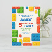 誕生日カラフルパーティーの禁止 招待状 (スタンド正面)